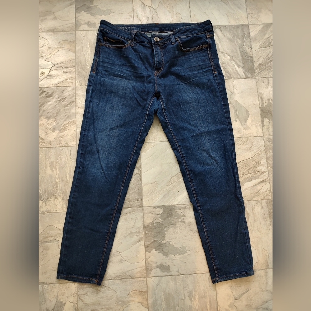 Skinny Ankle Dark Wash Jeans